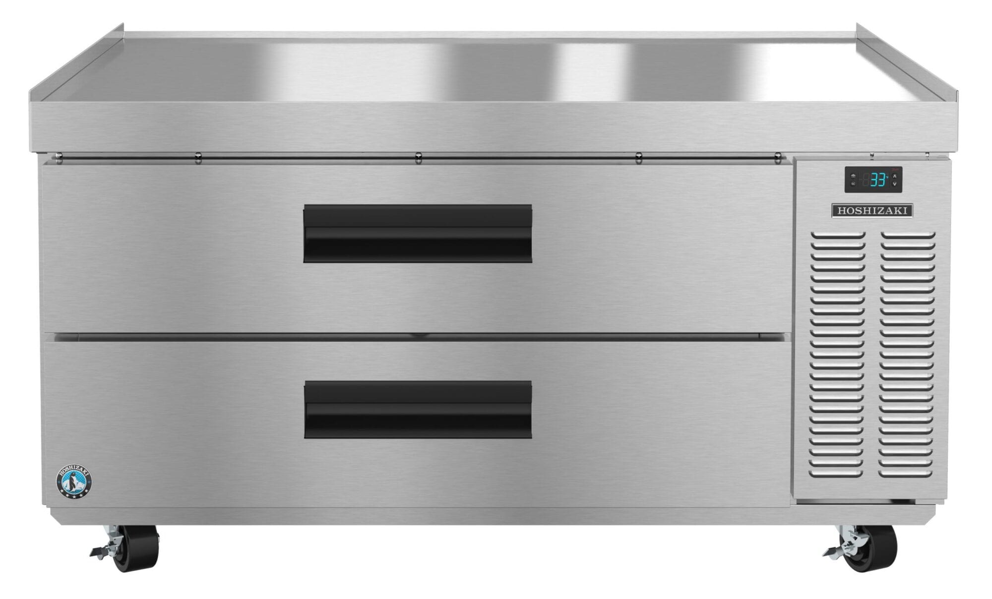 Hoshizaki Hoshizaki CR49A Low-Profile Refrigerated Chef Base – 49" Wide, 2 Drawers