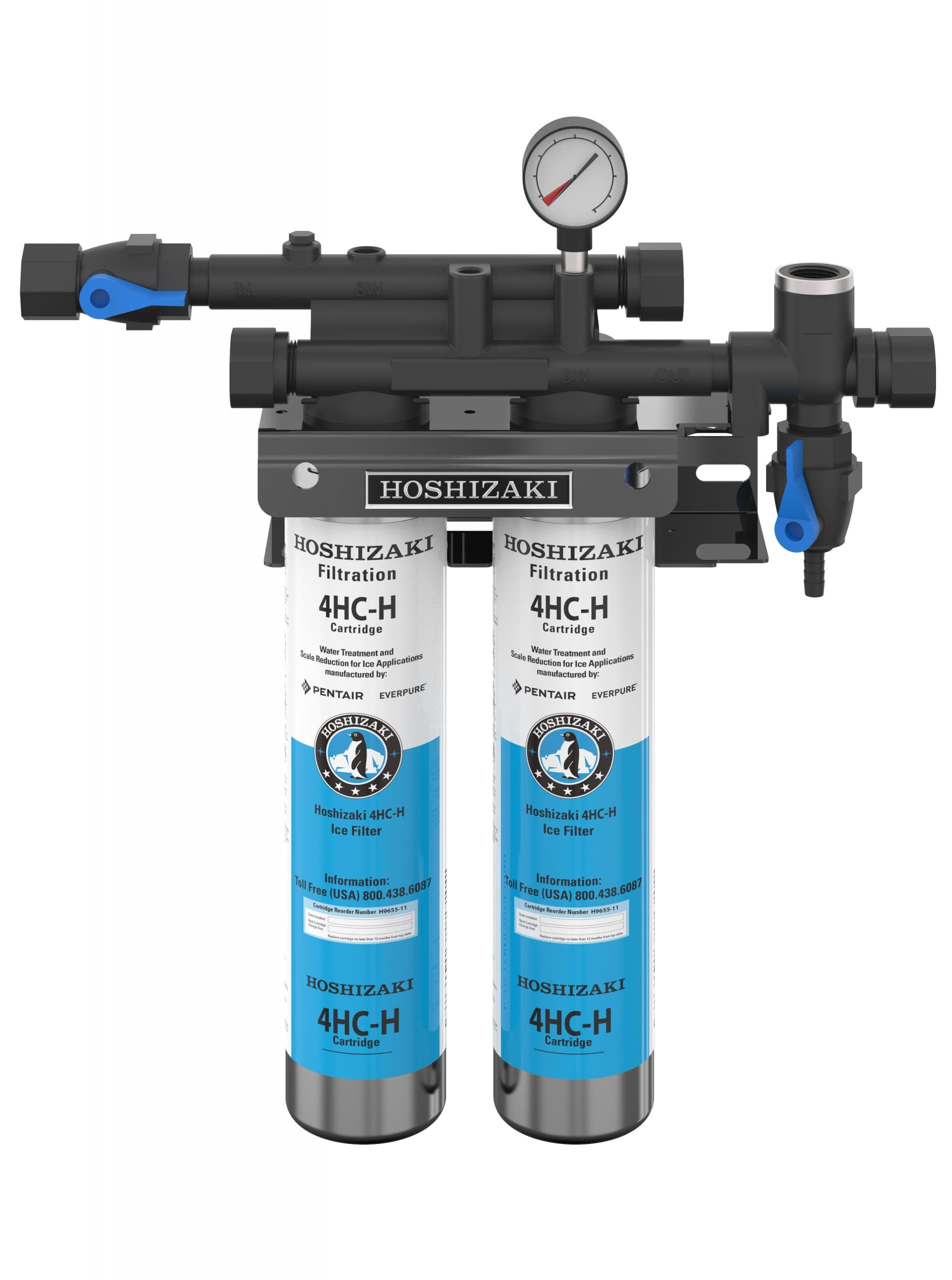 Hoshizaki Hoshizaki H9320-52 Twin Water Filtration System – 4HC-H Filters, 4 GPM