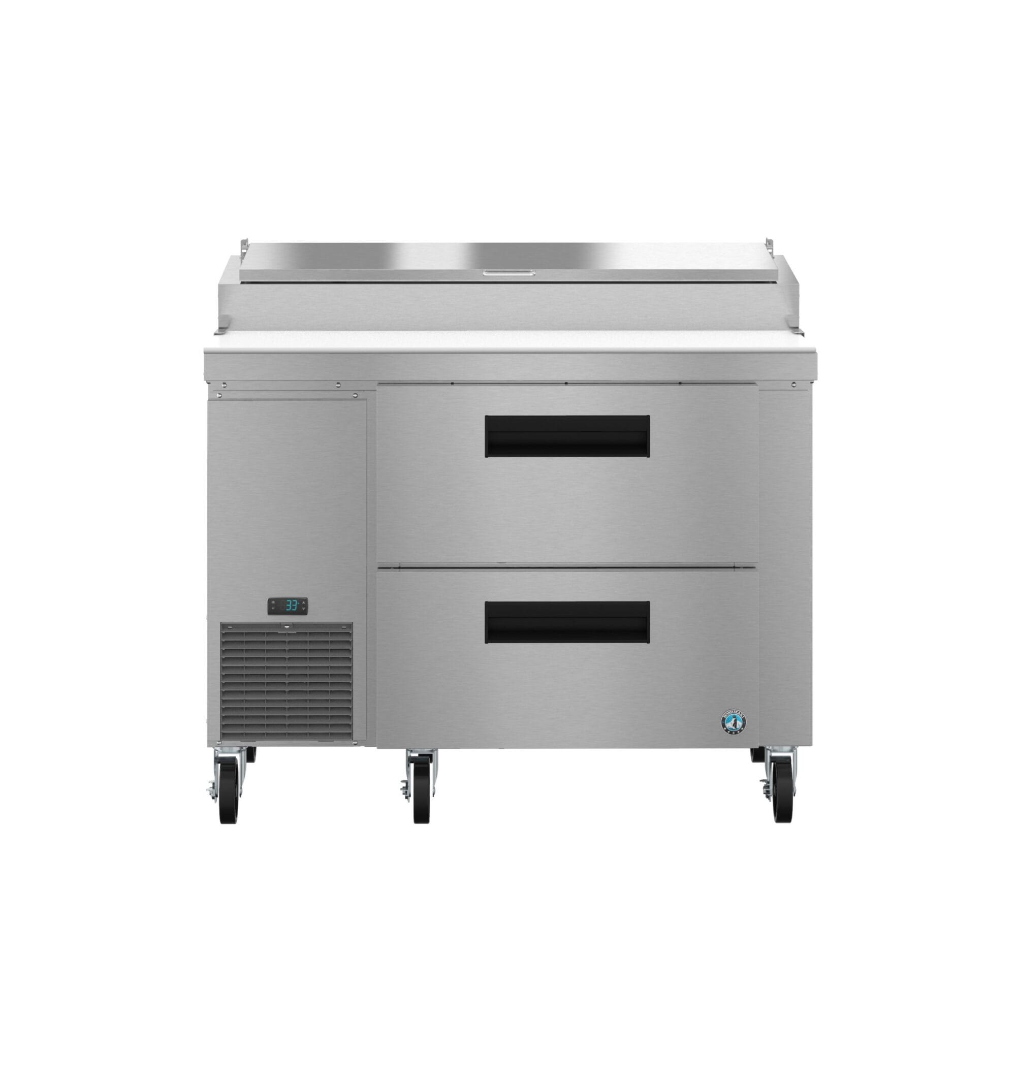 Hoshizaki Hoshizaki PR46B-D2 – 46" Pizza Prep Table with Two Drawers (Steelheart Series)