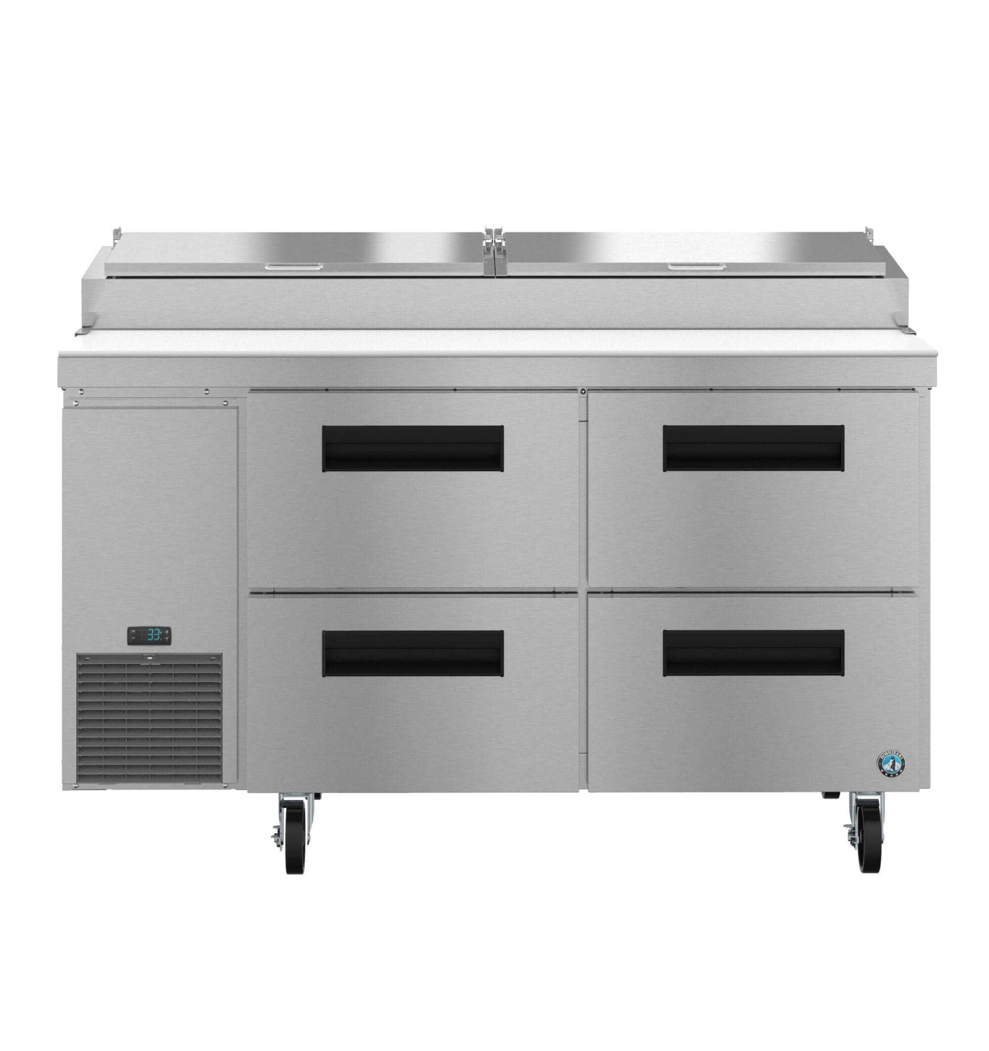 Hoshizaki Hoshizaki PR60B-D4 – 60" Pizza Prep Table with Drawers (Steelheart Series)