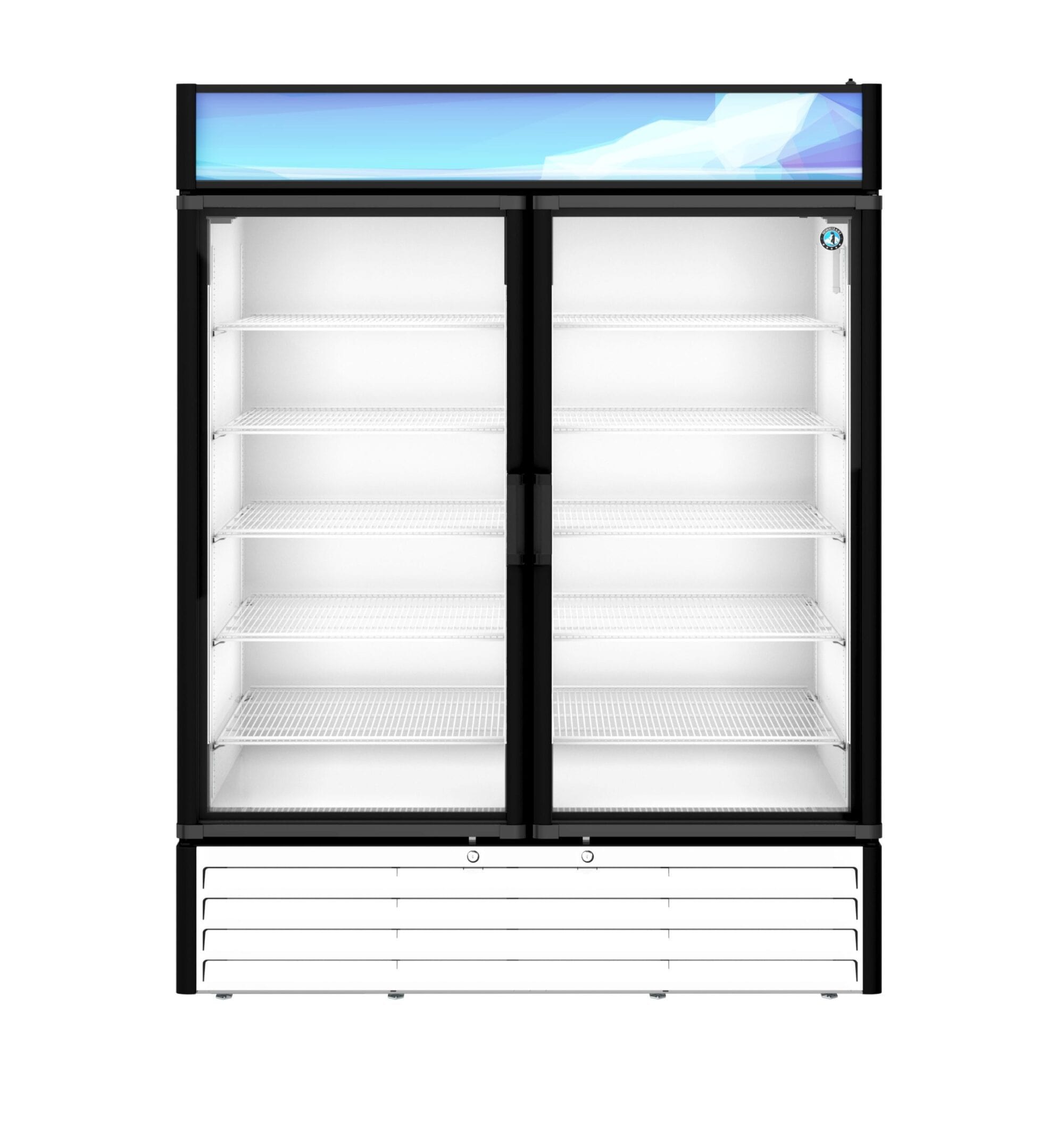 Hoshizaki Hoshizaki RM-49-HC-WHT Glass Door Merchandiser – 49 cu. ft. Commercial Refrigerator (White Finish, Swing Doors)