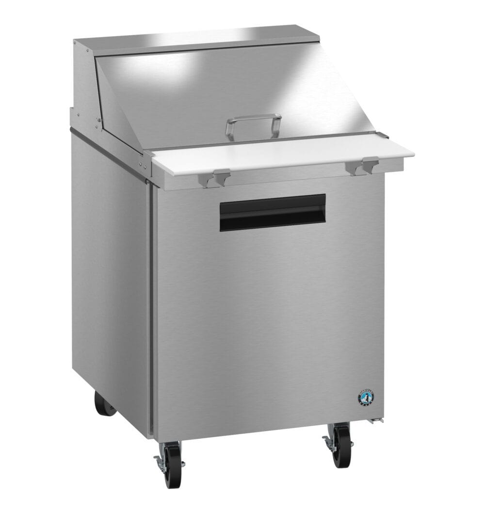 Hoshizaki Hoshizaki SR27B-12M Mega Top Prep Refrigerator – 27" One-Section with Doo
