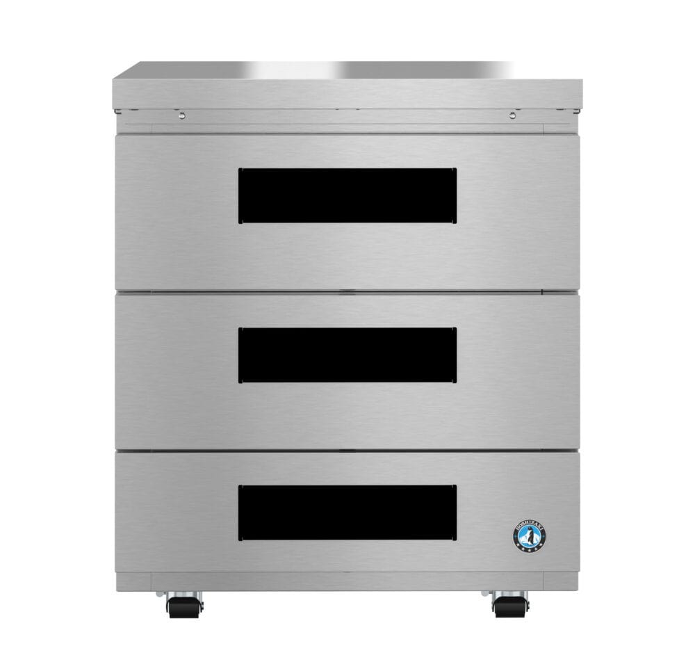 Hoshizaki Hoshizaki UR27B-LPD3 27" Low Profile Undercounter Refrigerator – Three Drawers