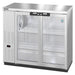 Hoshizaki Hoshizaki BB59-G-S Back Bar Refrigerator – Stainless Steel, Glass Swing Doors, 2 Sections