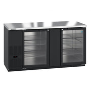 Hoshizaki Hoshizaki BB69-G Back Bar Refrigerator – Glass Swing Doors, 2 Sections