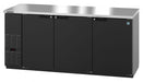 Hoshizaki Hoshizaki BB80 Back Bar Refrigerator – Swing Door, Stainless Steel Interior