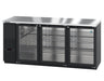 Hoshizaki Hoshizaki BB80-G Back Bar Refrigerator – Glass Swing Doors, 3 Sections
