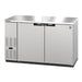 Hoshizaki Hoshizaki BB80-G-S Back Bar Refrigerator – Stainless Steel, Glass Swing Doors, 3 Sections