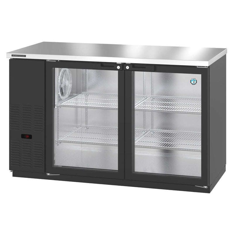 Hoshizaki Hoshizaki BB80-G-S Back Bar Refrigerator – Stainless Steel, Glass Swing Doors, 3 Sections