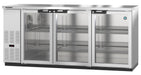 Hoshizaki Hoshizaki BB80-G-S Back Bar Refrigerator – Stainless Steel, Glass Swing Doors, 3 Sections