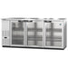 Hoshizaki Hoshizaki BB80-G-S Back Bar Refrigerator – Stainless Steel, Glass Swing Doors, 3 Sections