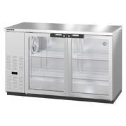 Hoshizaki Hoshizaki BB80-G-S Back Bar Refrigerator – Stainless Steel, Glass Swing Doors, 3 Sections