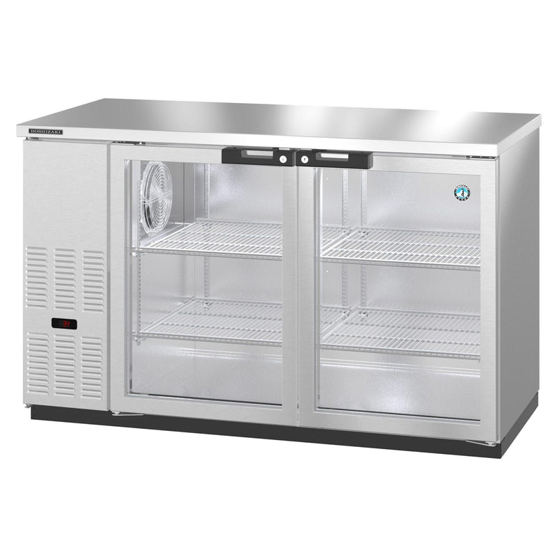Hoshizaki Hoshizaki BB80-G-S Back Bar Refrigerator – Stainless Steel, Glass Swing Doors, 3 Sections
