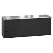 Hoshizaki Hoshizaki BB95 Back Bar Refrigerator – Stainless Steel, 3 Swing Doors