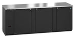 Hoshizaki Hoshizaki BB95 Back Bar Refrigerator – Stainless Steel, 3 Swing Doors