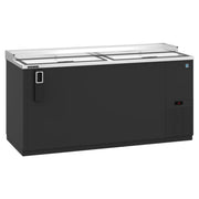 Hoshizaki Hoshizaki CC65-S Slide Top Bottle Cooler – 2 Lids, 19.6 cu. ft., Stainless Steel Interior