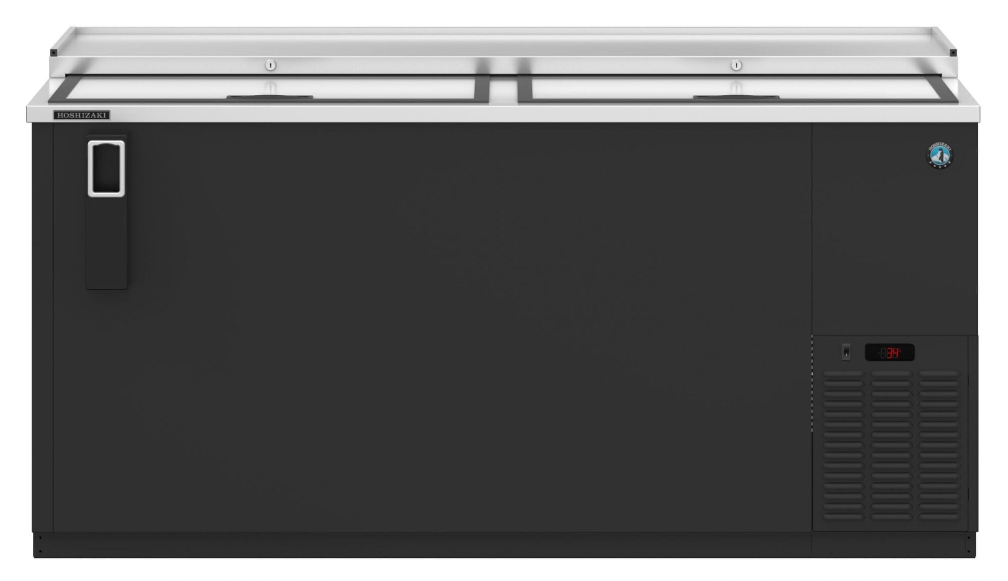Hoshizaki Hoshizaki CC65-S Slide Top Bottle Cooler – 2 Lids, 19.6 cu. ft., Stainless Steel Interior