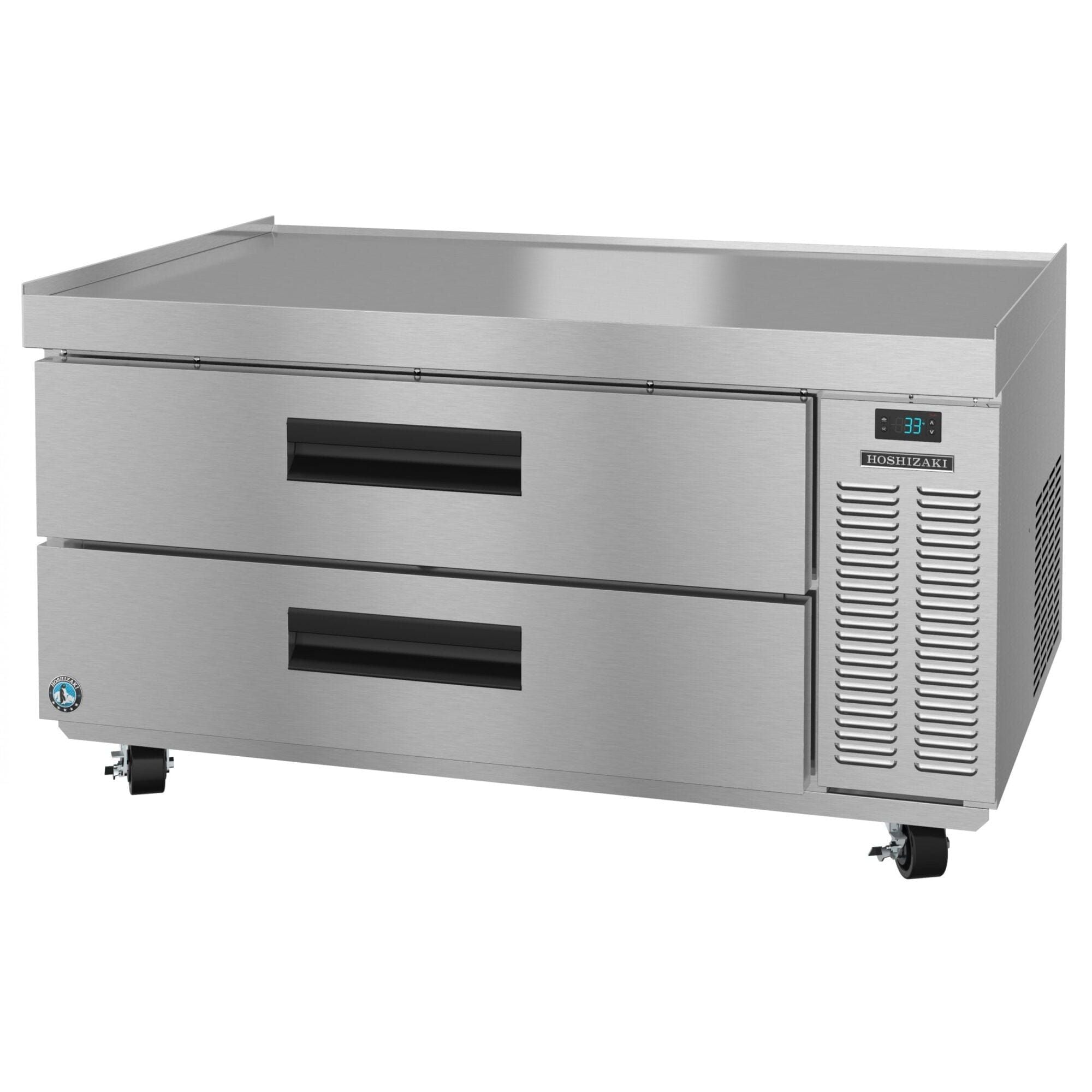 Hoshizaki Hoshizaki CR49A Low-Profile Refrigerated Chef Base – 49" Wide, 2 Drawers