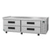 Hoshizaki Hoshizaki CR72A Low-Profile Refrigerated Chef Base – 72.5" Wide, 4 Drawers