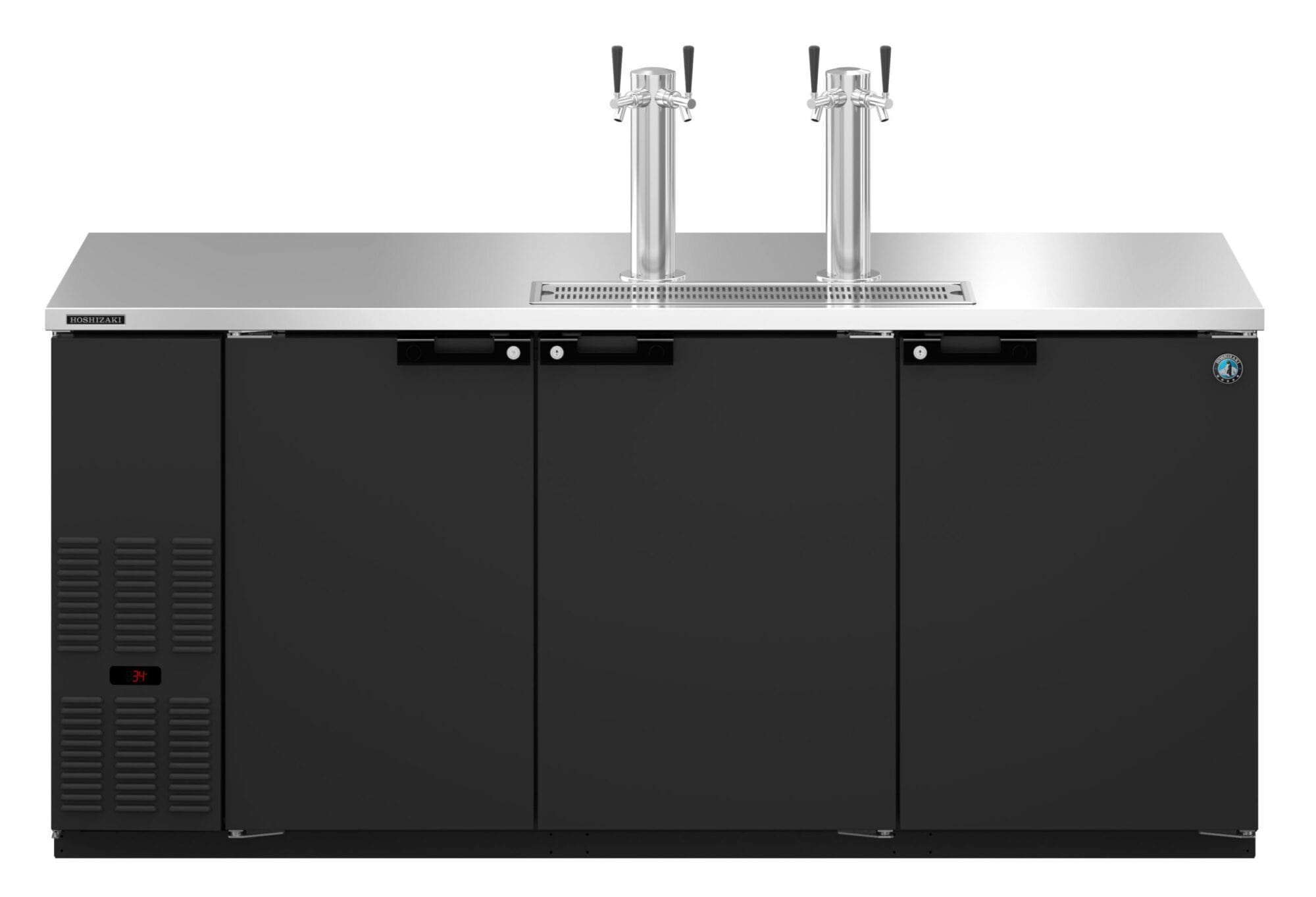 Hoshizaki Hoshizaki DD80-S Direct Draw Refrigerator – 4 Towers, 4 Taps, Stainless Steel Interior