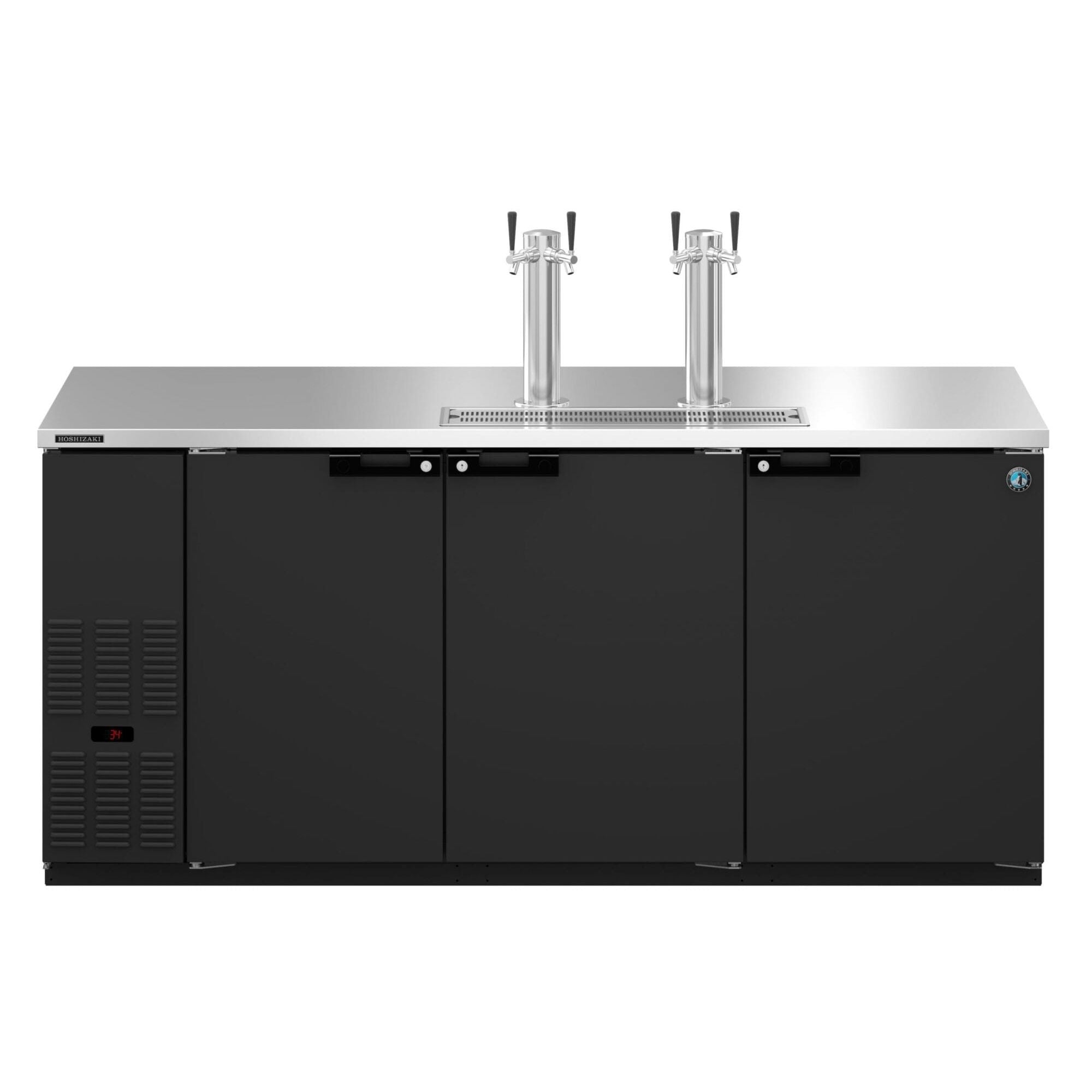 Hoshizaki Hoshizaki DD80-S Direct Draw Refrigerator – 4 Towers, 4 Taps, Stainless Steel Interior