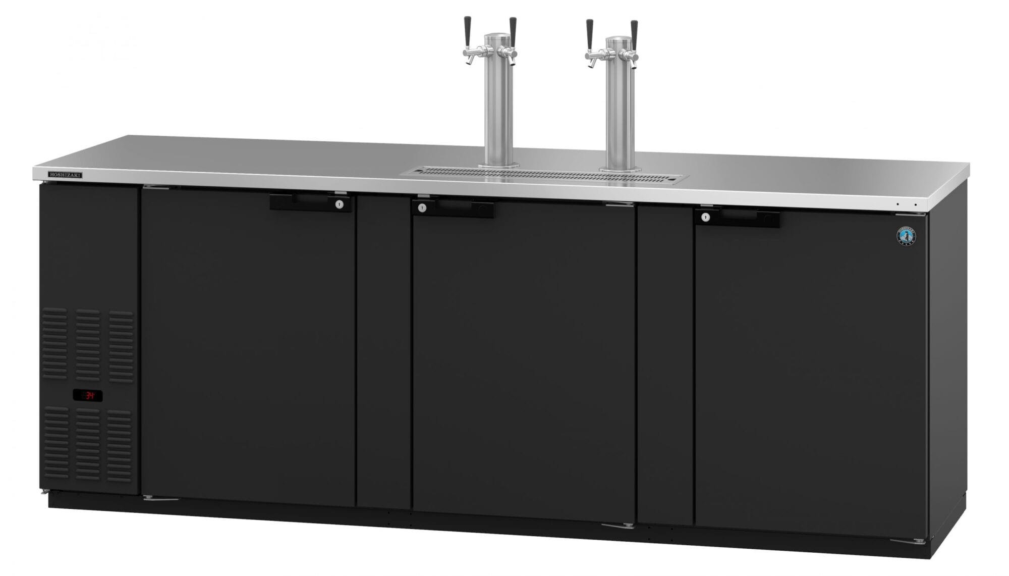 Hoshizaki Hoshizaki DD95-S Direct Draw Refrigerator – 4 Towers, 4 Taps, Stainless Steel Interior