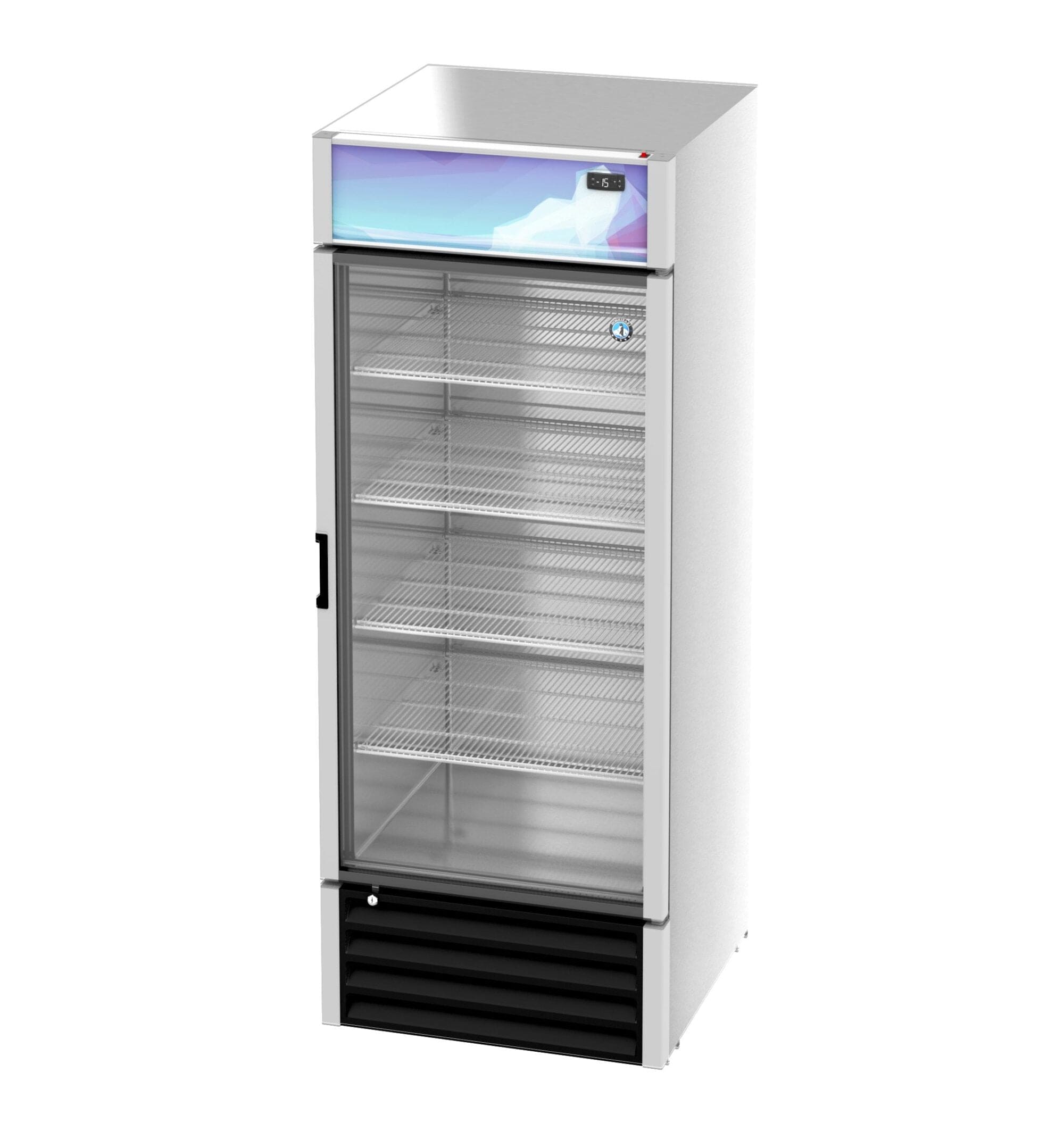 Hoshizaki Hoshizaki FM-23-HC Glass Door Freezer Merchandiser – 1 Section, Swing Door