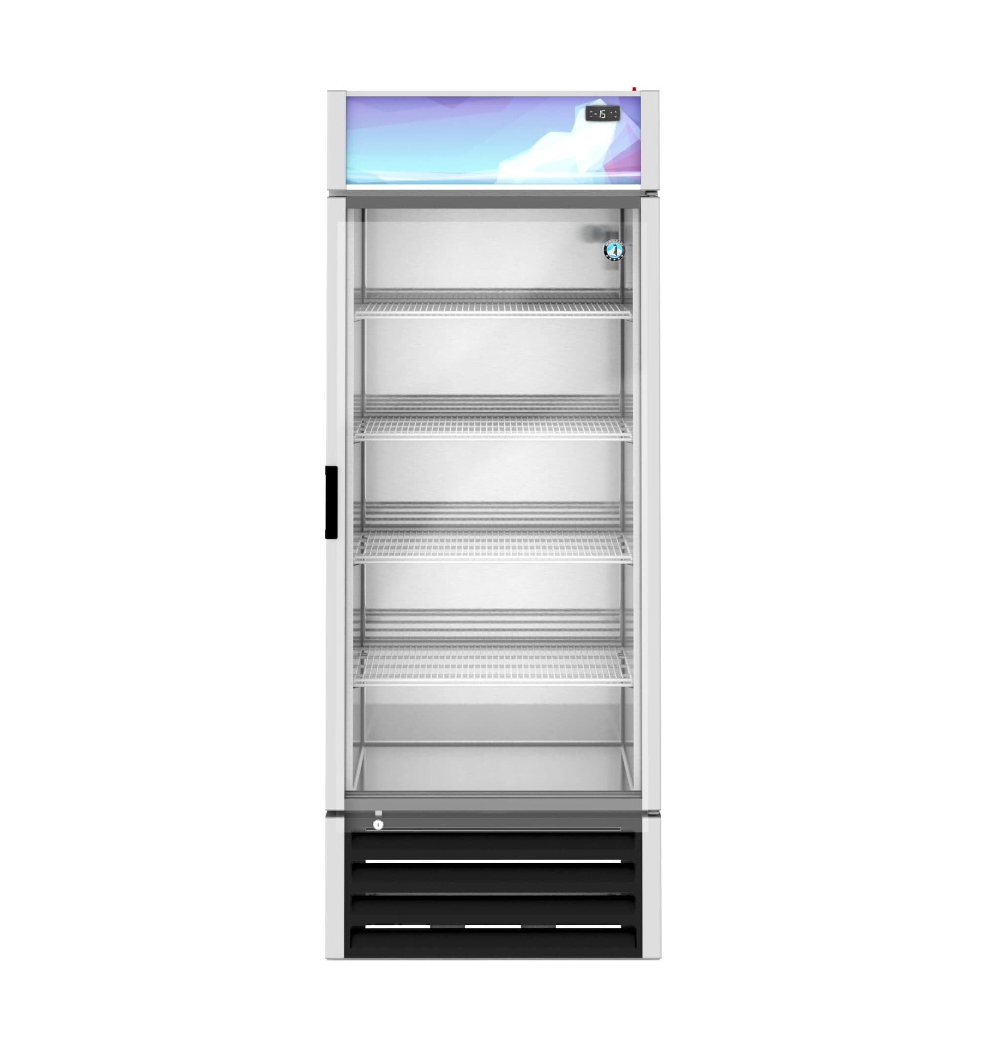 Hoshizaki Hoshizaki FM-23-HC Glass Door Freezer Merchandiser – 1 Section, Swing Door