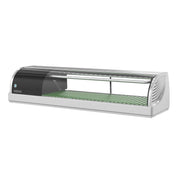 Hoshizaki Hoshizaki HNC-120BA-L-SLH Refrigerated Sushi Display Case – 47.3" Stainless Steel, LED Lighting