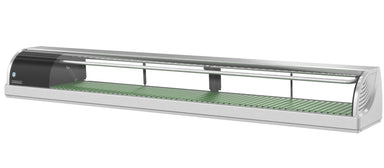 Hoshizaki Hoshizaki HNC-210BA-L-SLH Stainless Steel Countertop Refrigerated Display Case with LED Lights