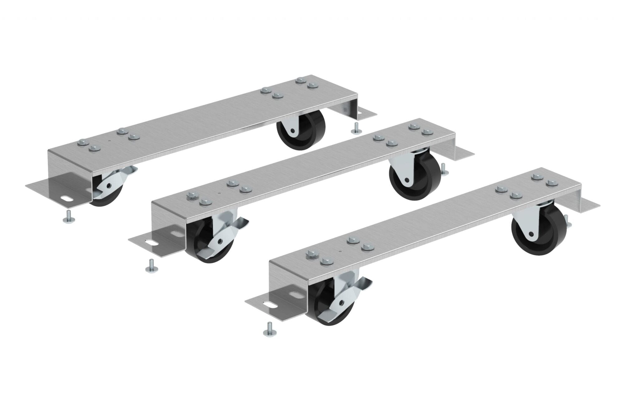 Hoshizaki Hoshizaki HS-5662 Low Profile Casters & Rails Kit – 6 Casters with Shims