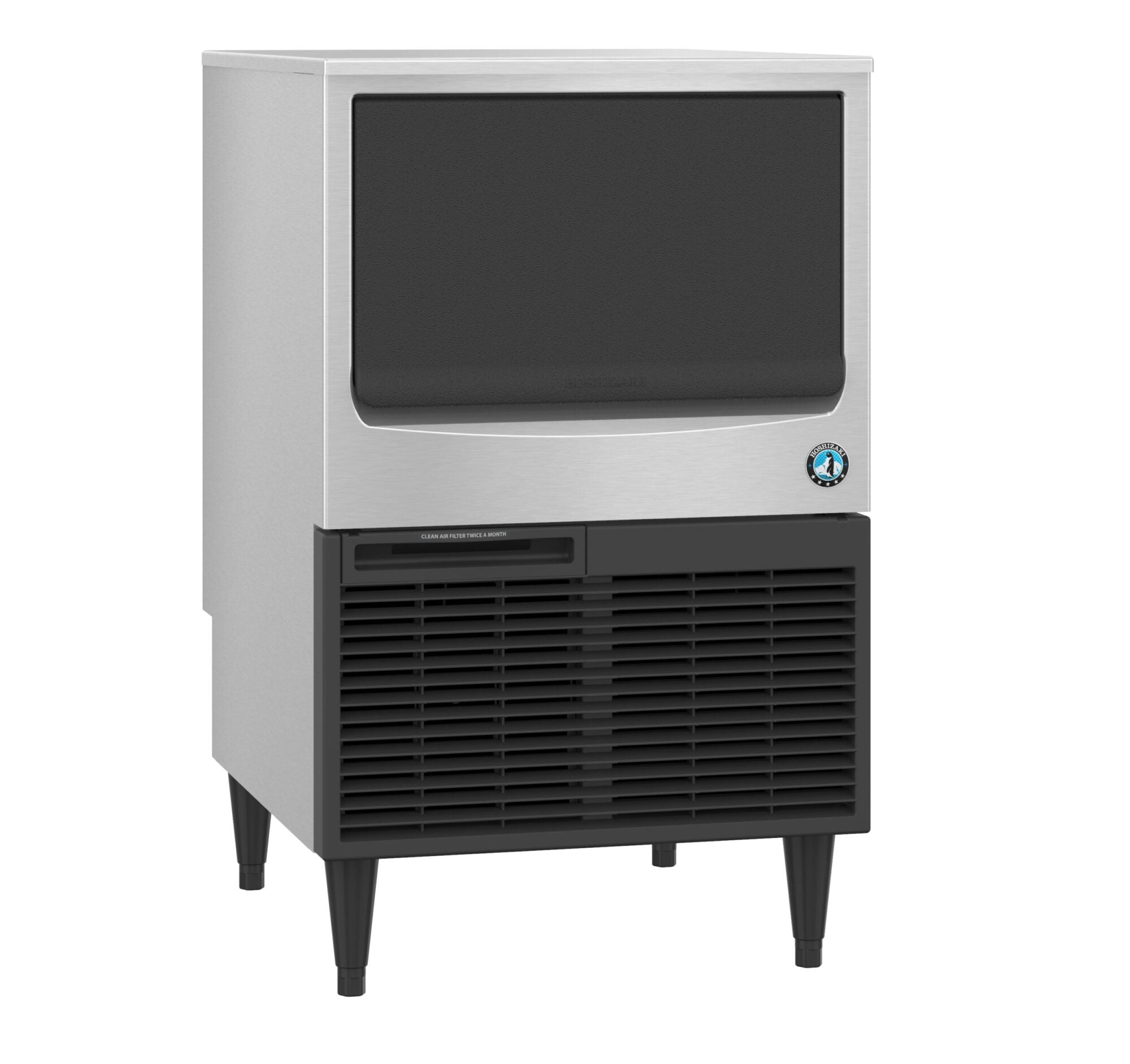 Hoshizaki Hoshizaki KM-116BAJ – Self-Contained Crescent Cube Ice Machine with Built-In Storage Bin