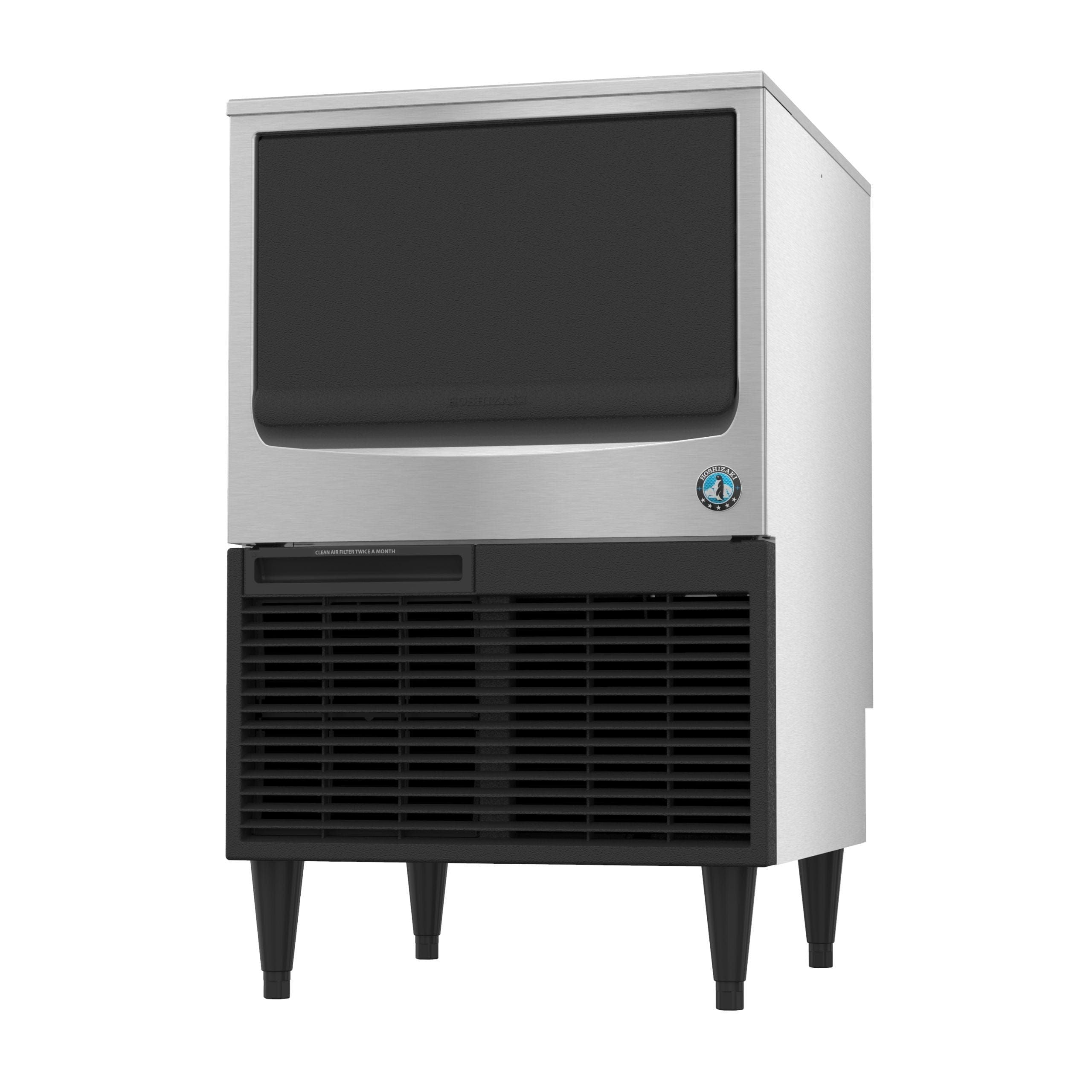 Hoshizaki Hoshizaki KM-161BAJ Self-Contained Crescent Cuber with Built-In Storage Bin – Air-Cooled, 163 lbs/day