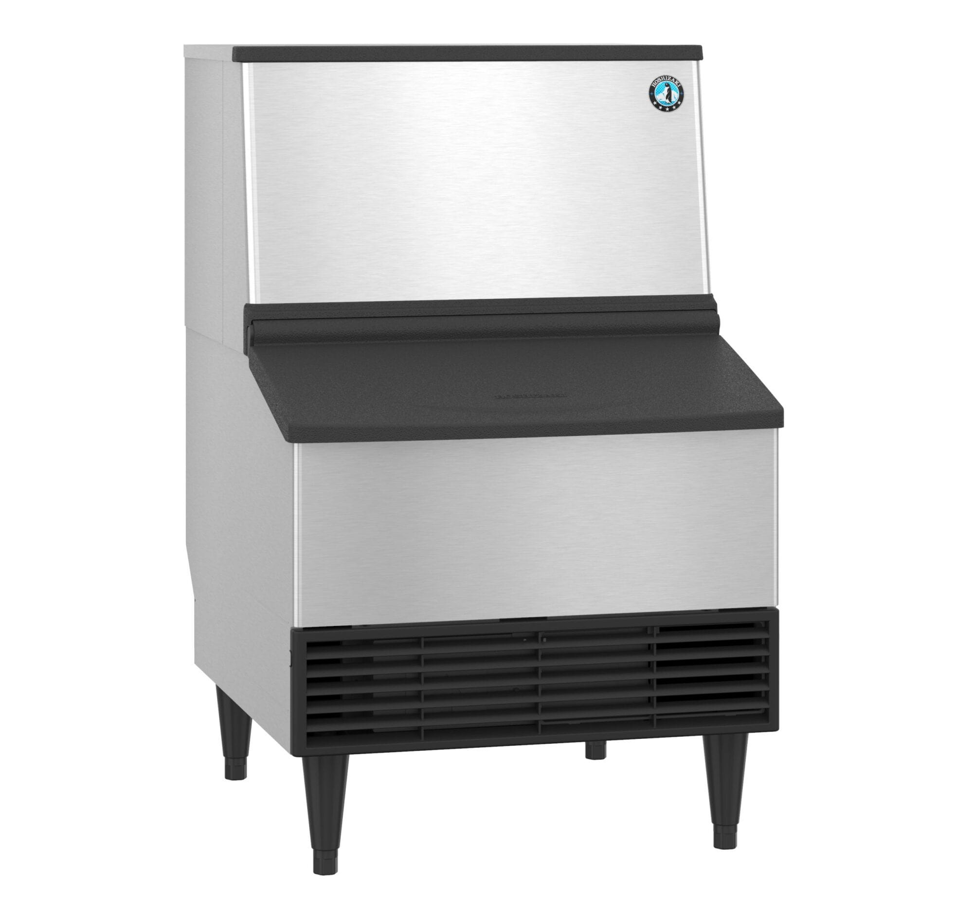 Hoshizaki Hoshizaki KM-231BAJ Self-Contained Crescent Cuber with Built-In Storage Bin – Air-Cooled, 213 lbs/day