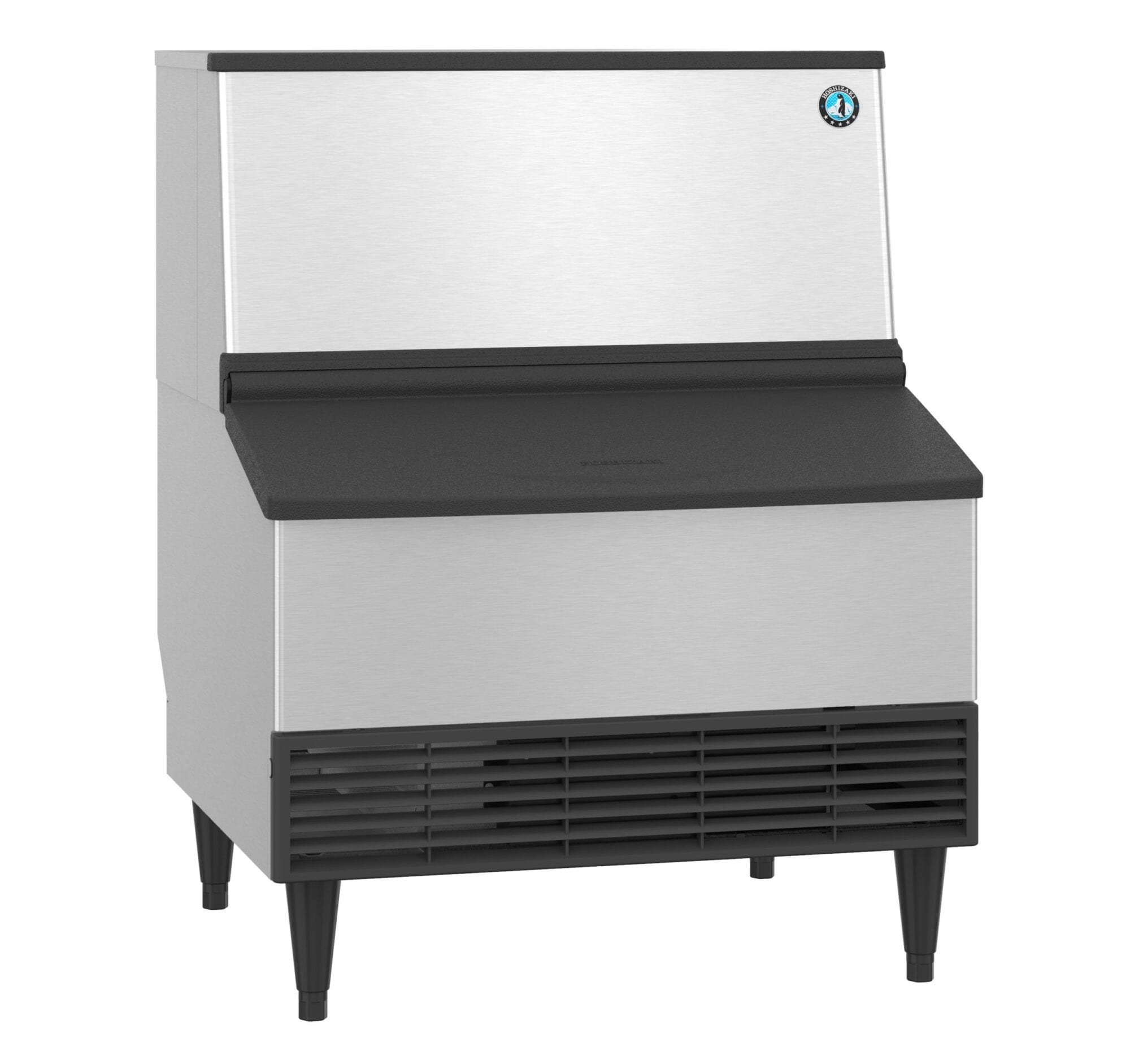 Hoshizaki Hoshizaki KM-301BAJ Self-Contained Crescent Cuber with Built-In Storage Bin – Air-Cooled, 115V