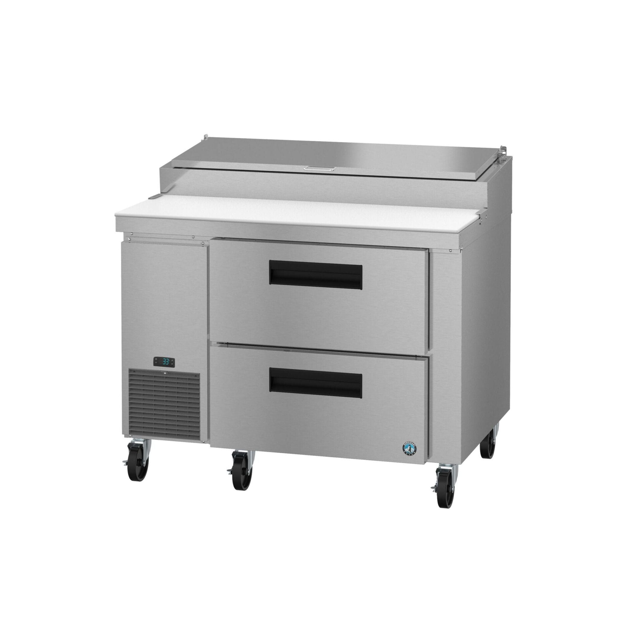 Hoshizaki Hoshizaki PR46B-D2 – 46" Pizza Prep Table with Two Drawers (Steelheart Series)
