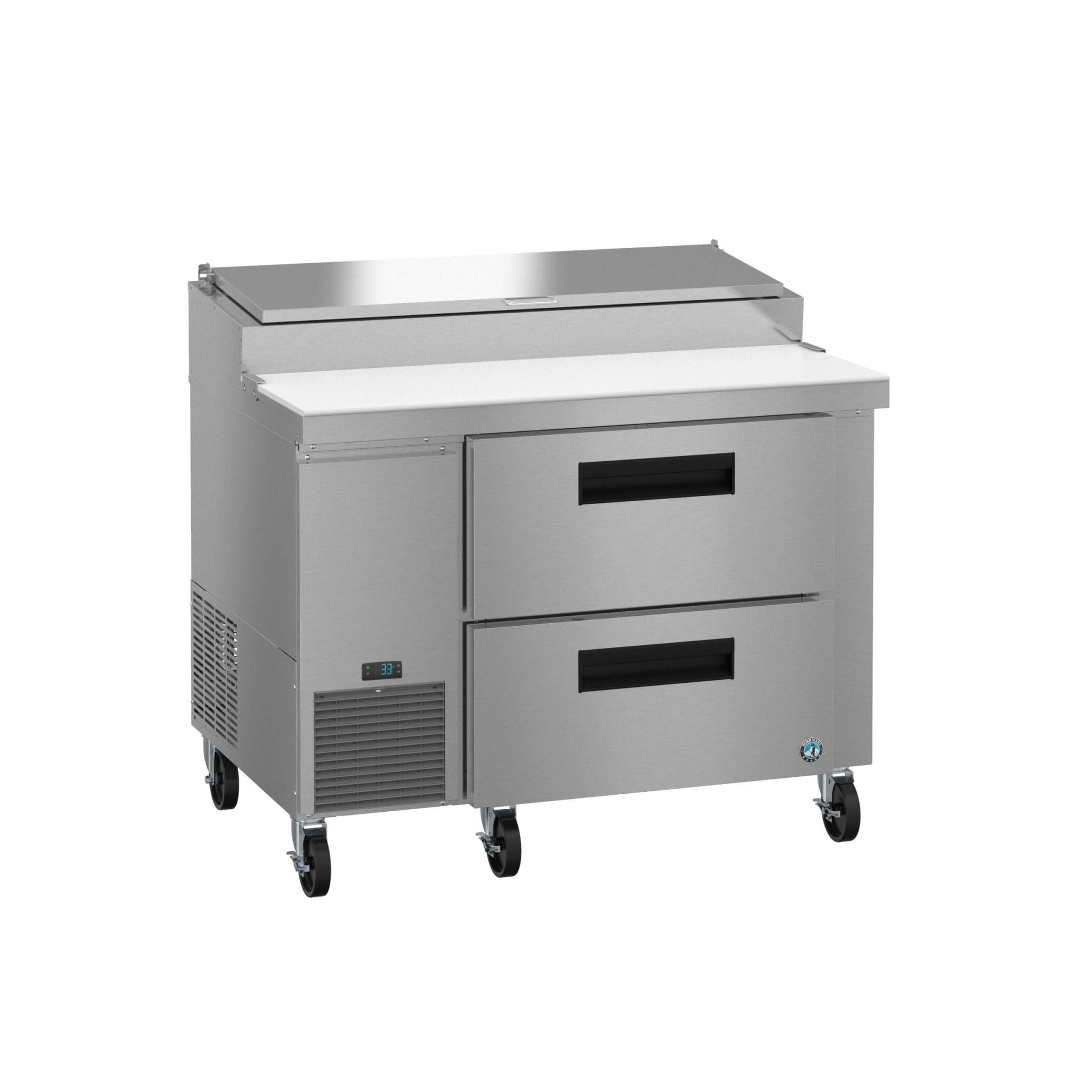 Hoshizaki Hoshizaki PR46B-D2 – 46" Pizza Prep Table with Two Drawers (Steelheart Series)