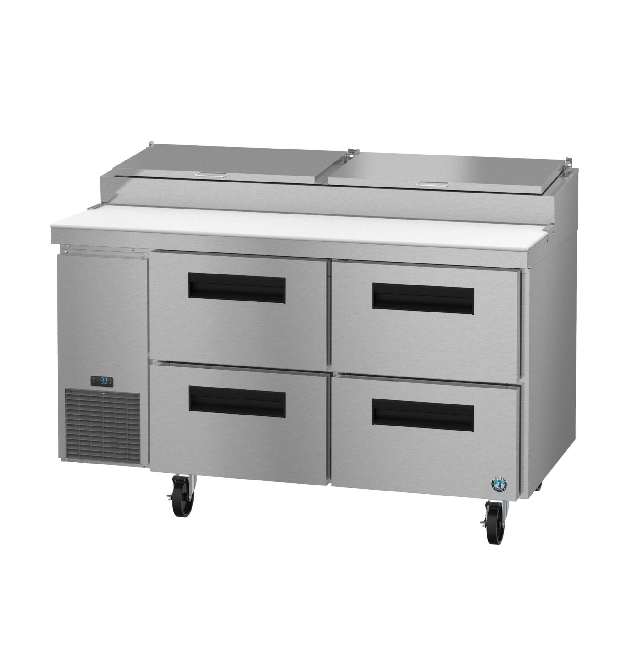 Hoshizaki Hoshizaki PR60B-D4 – 60" Pizza Prep Table with Drawers (Steelheart Series)