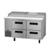 Hoshizaki Hoshizaki PR60B-D4 – 60" Pizza Prep Table with Drawers (Steelheart Series)