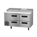 Hoshizaki Hoshizaki PR60B-D4 – 60" Pizza Prep Table with Drawers (Steelheart Series)