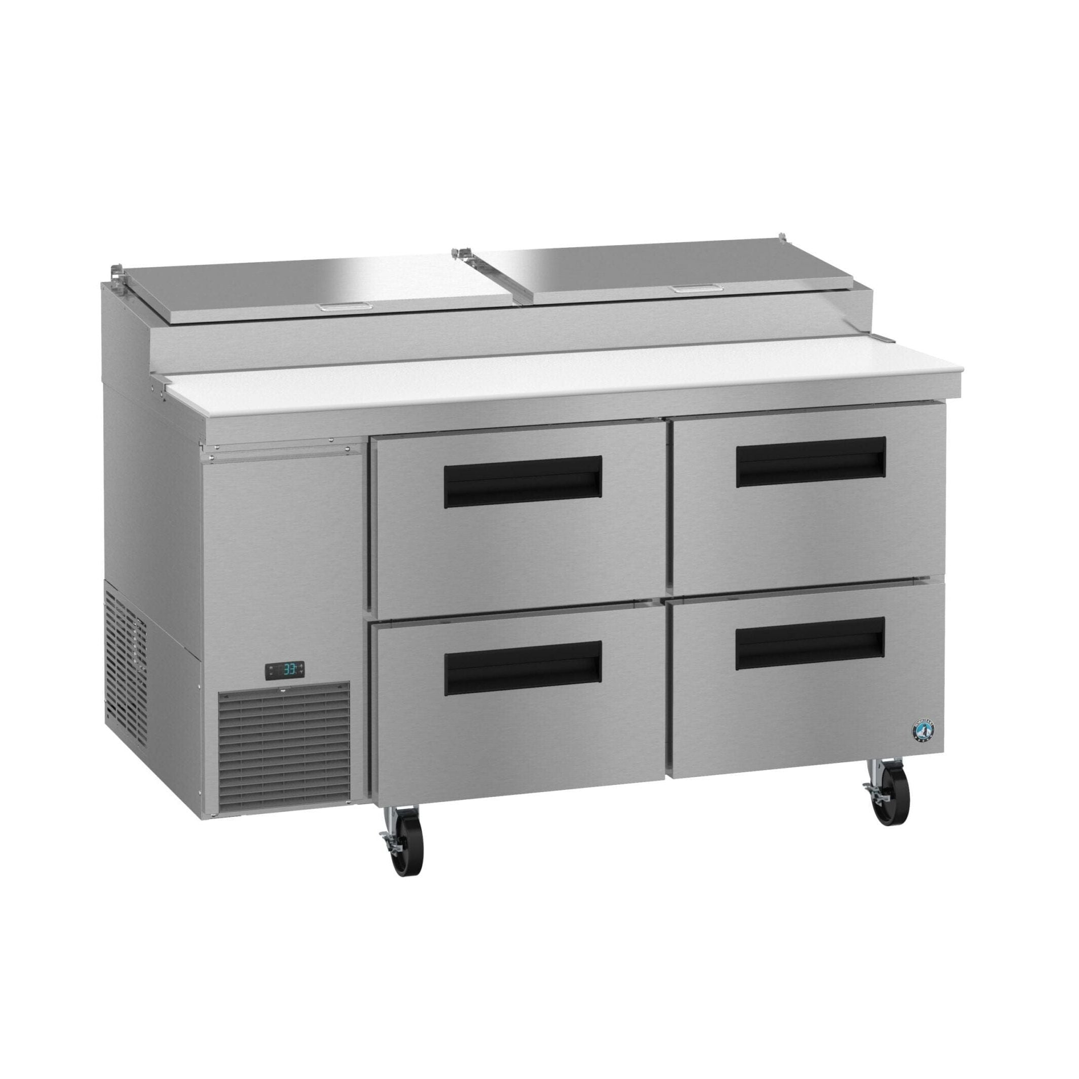 Hoshizaki Hoshizaki PR60B-D4 – 60" Pizza Prep Table with Drawers (Steelheart Series)