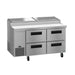 Hoshizaki Hoshizaki PR60B-D4 – 60" Pizza Prep Table with Drawers (Steelheart Series)