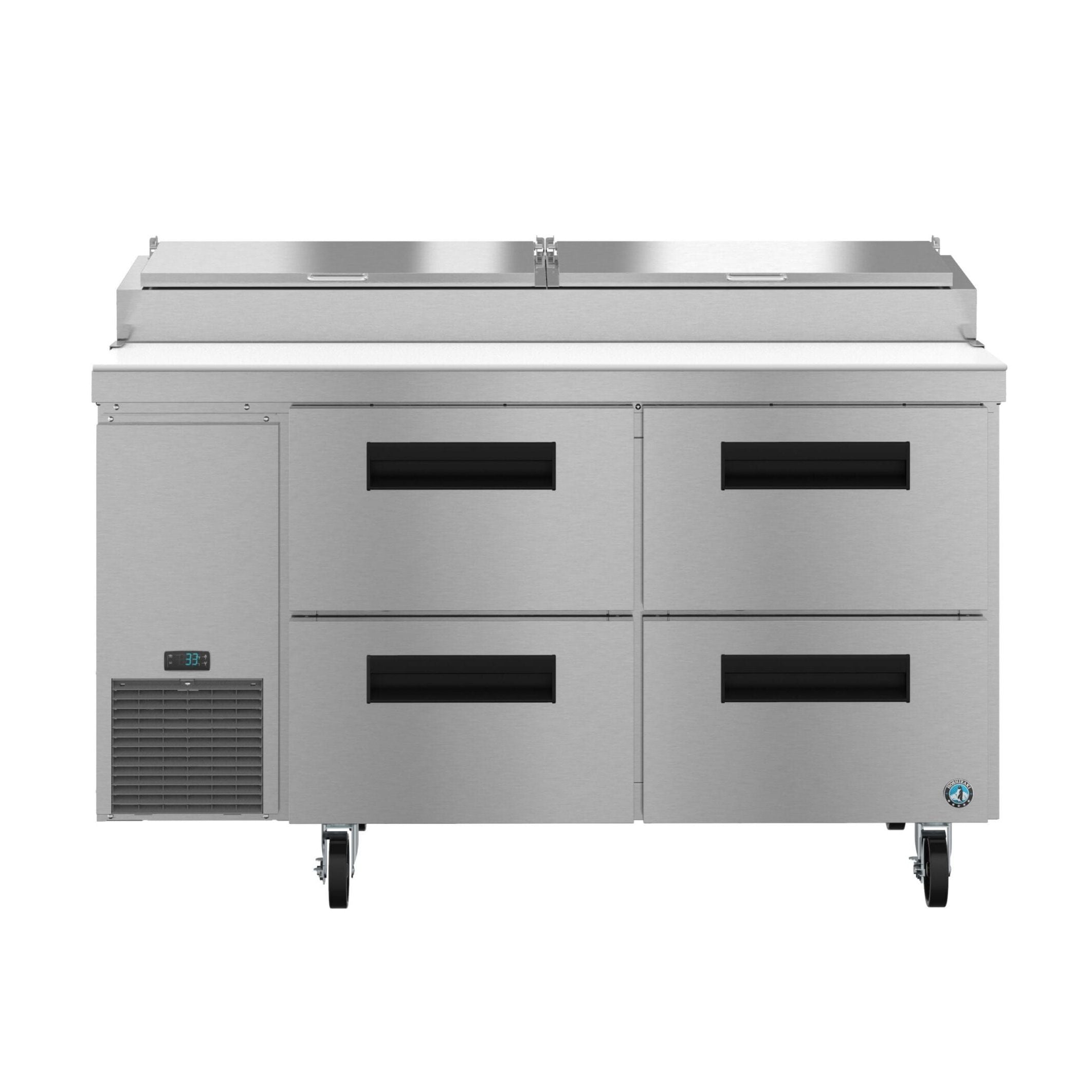 Hoshizaki Hoshizaki PR60B-D4 – 60" Pizza Prep Table with Drawers (Steelheart Series)