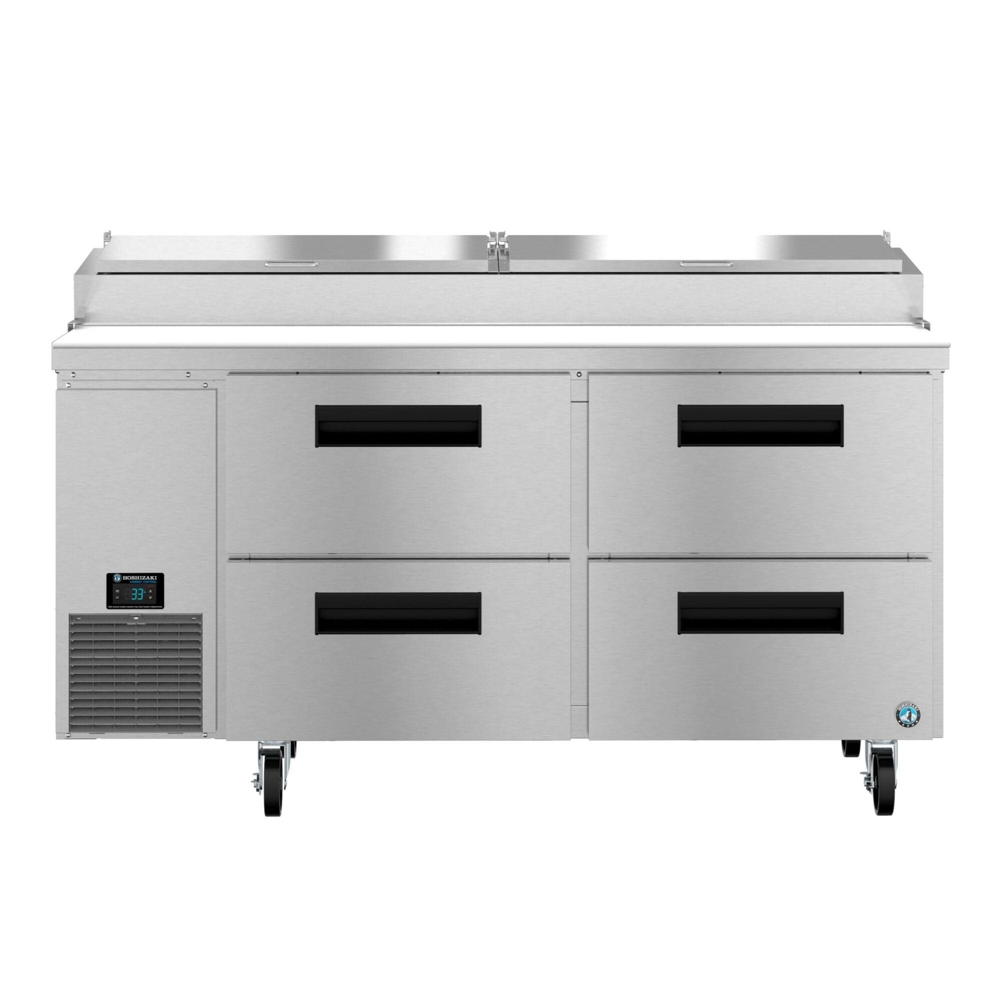 Hoshizaki Hoshizaki PR67B-D4 – 67" Pizza Prep Table with Drawers