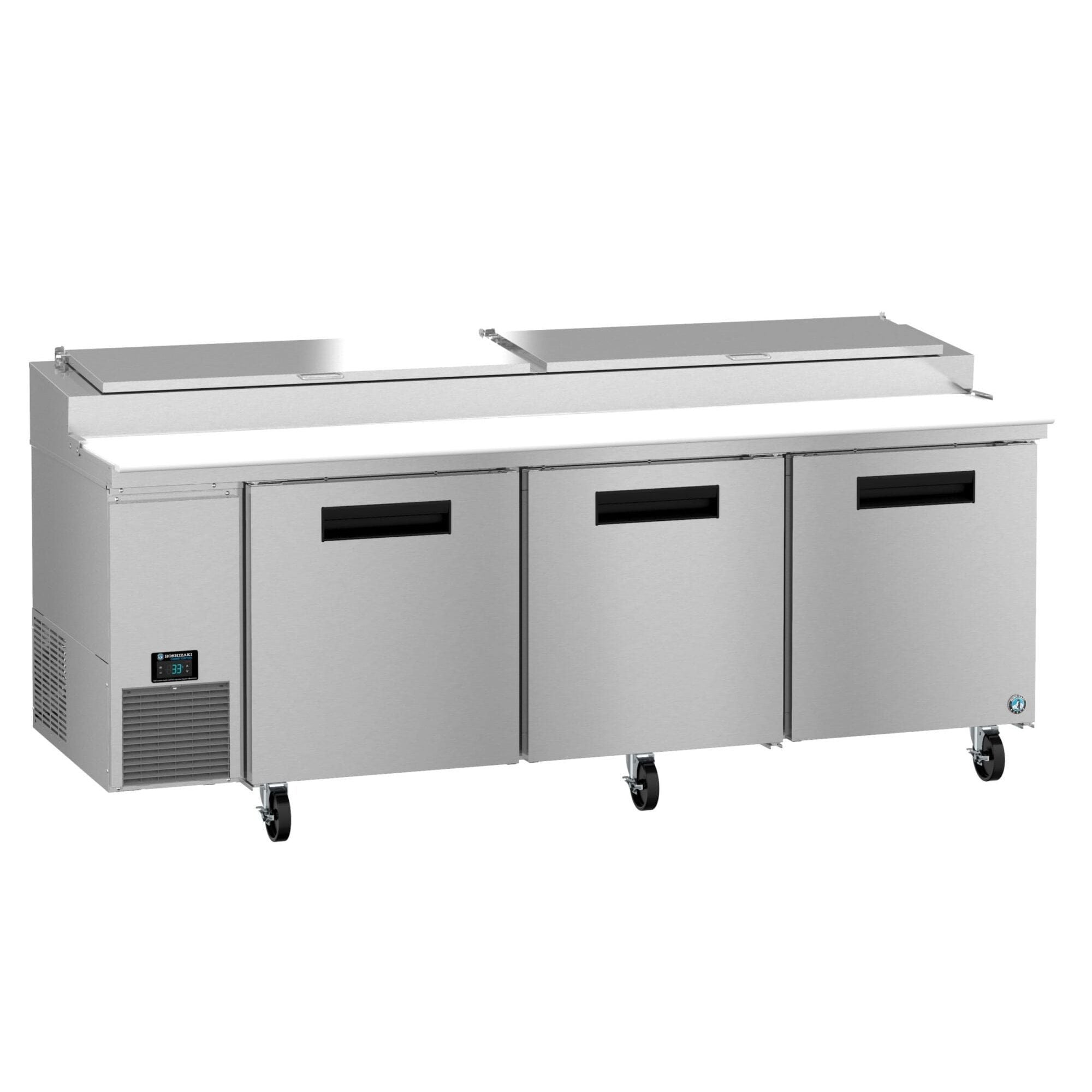 Hoshizaki Hoshizaki PR93B – 93" Pizza Prep Table with Raised Rail