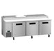 Hoshizaki Hoshizaki PR93B – 93" Pizza Prep Table with Raised Rail