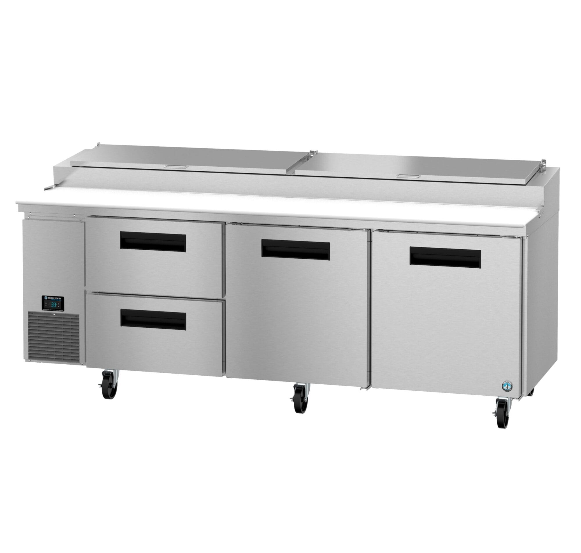 Hoshizaki Hoshizaki PR93B-D2 93" Pizza Prep Table – Two Doors & Two Drawers