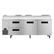 Hoshizaki Hoshizaki PR93B-D2 93" Pizza Prep Table – Two Doors & Two Drawers