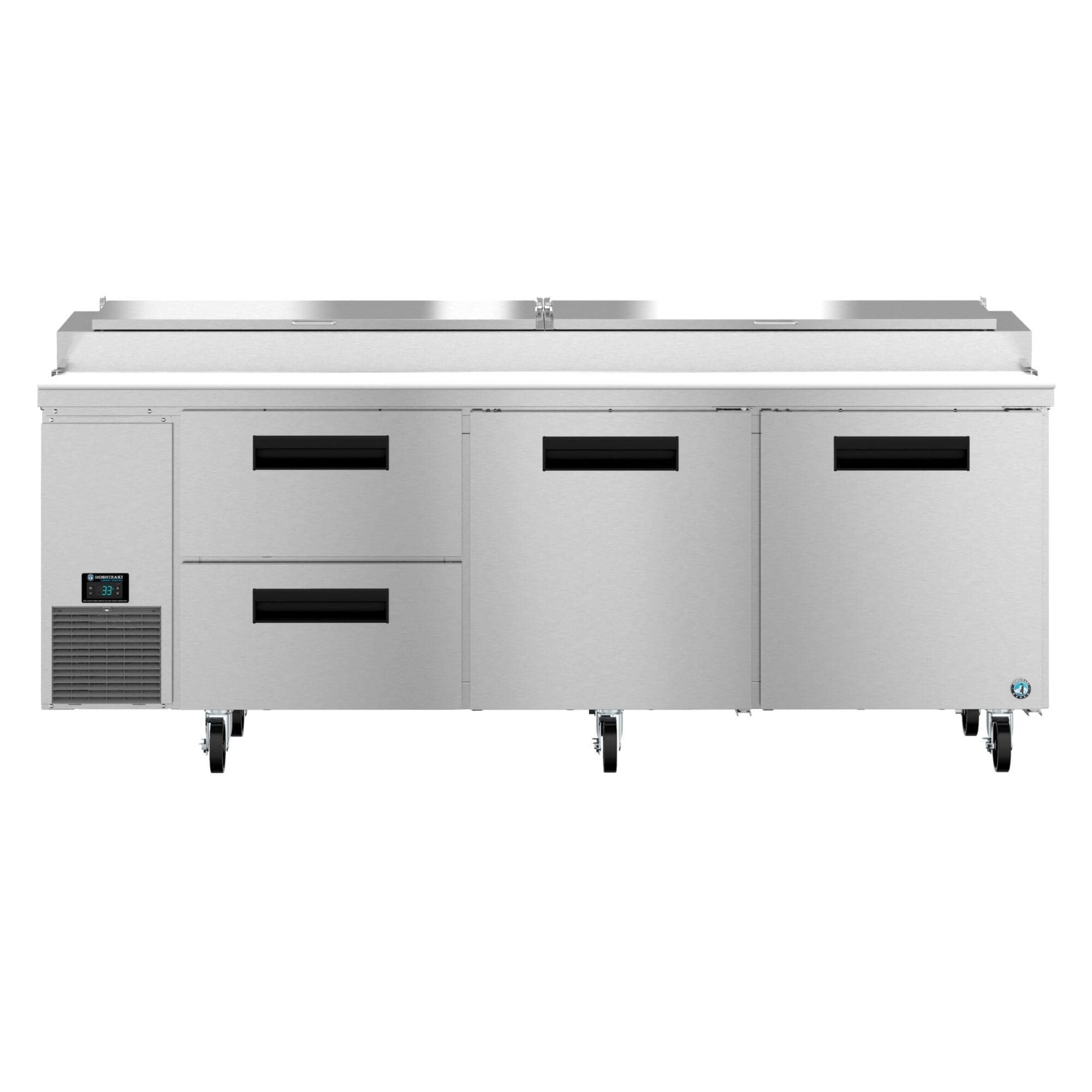 Hoshizaki Hoshizaki PR93B-D2 93" Pizza Prep Table – Two Doors & Two Drawers