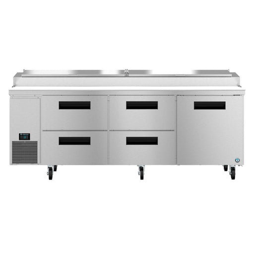 Hoshizaki Hoshizaki PR93B-D4 – 93" Pizza Prep Table with Four Drawers and One Door